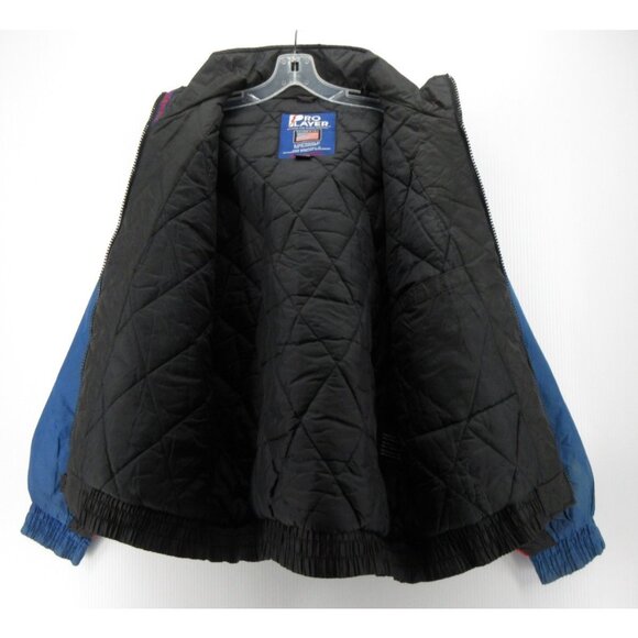 VINTAGE New York Giants Jacket Large Pro Player Windbreaker Bomber 90s - Picture 15 of 16